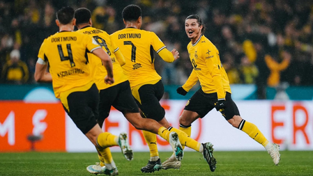 Sabitzer sends Dortmund into German Cup last 16 Sabitzer sends Dortmund into German Cup last 16