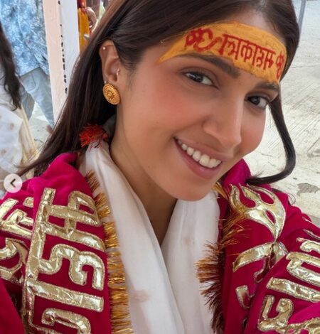 Bhumi Pednekkar offers prayers at Mahakaal Temple in Ujjain