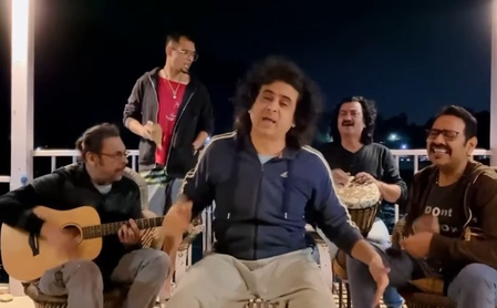 Palash Sen revisits Pahadi folk song ‘Bedu Pako Baro Masa’ from Rishikesh