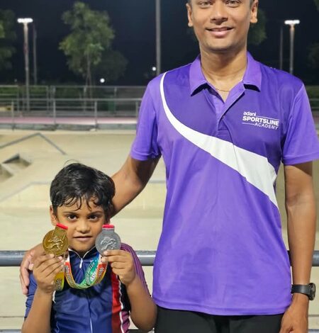 Adani Sportsline Academy skaters clinch 15 medals at GSRSA Roller Skating Competition Adani Sportsline Academy skaters clinch 15 medals at GSRSA Roller Skating Competition