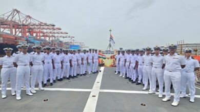 Indian Naval Ships depart Colombo after successful port call Indian Naval Ships depart Colombo after successful port call
