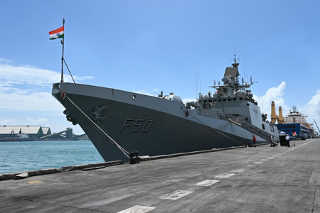 INS Tarkash arrives in Mauritius, set to participate in ‘Aapravasi Diwas’ events