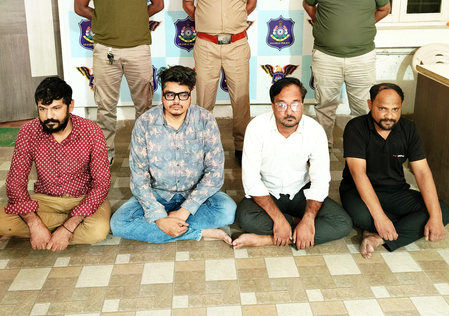 Gujarat men held for supplying bank accounts to Dubai-based handlers in Rs 50-crore cyber fraud network Gujarat men held for supplying bank accounts to Dubai-based handlers in Rs 50-crore cyber fraud network