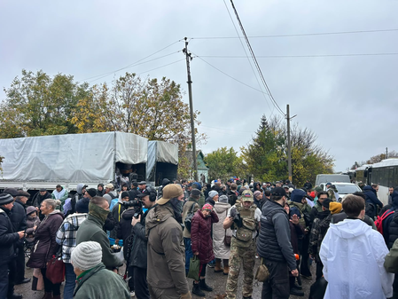 Ukraine says evacuation starts from frontline town of Oleshky Ukraine says evacuation starts from frontline town of Oleshky