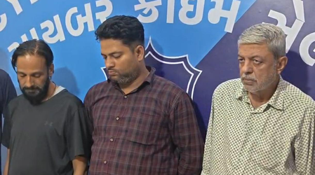 Gujarat doctor duped of Rs 1.50 crore over 8 years; retired professor among three held from UP Gujarat doctor duped of Rs 1.50 crore over 8 years; retired professor among three held from UP