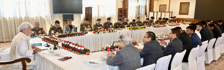 Crackdown on terror modules, narco-terrorists must continue: J&K L-G (Lead) Crackdown on terror modules, narco-terrorists must continue: J&K L-G (Lead)