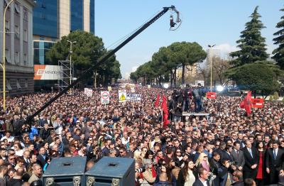 Protests in Albania escalate into violent clashes
