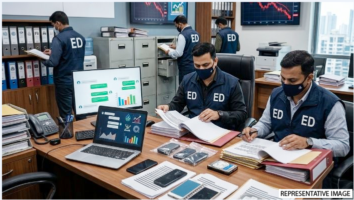 ED raids firms in Rs 326 crore bank fraud probe ED raids firms in Rs 326 crore bank fraud probe