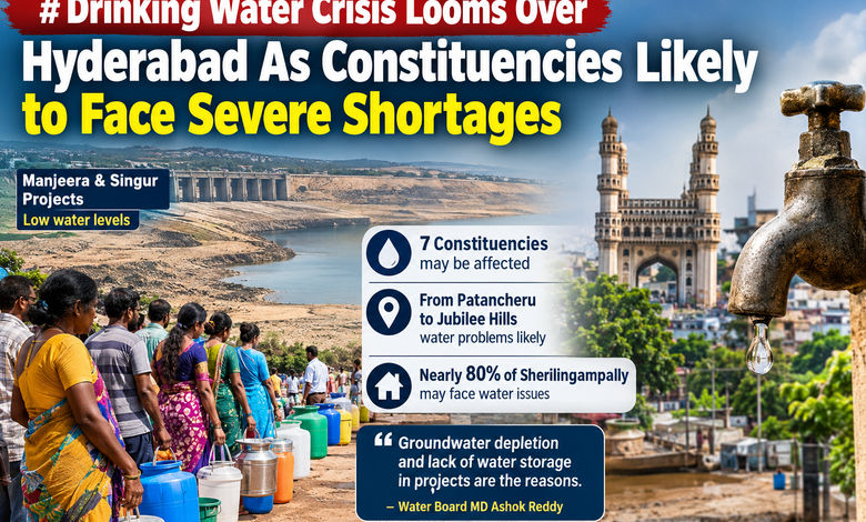 Hyderabad May Face Eight-Month Water Crisis; Concerns Grow Over Supply Shortage