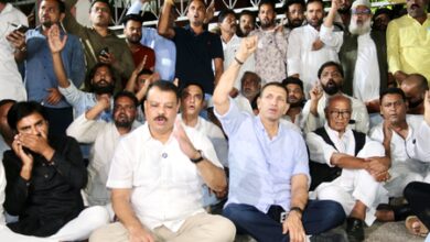 Rahul, Priyanka’s detention: MP Congress protests outside EC office in Bhopal Rahul, Priyanka’s detention: MP Congress protests outside EC office in Bhopal