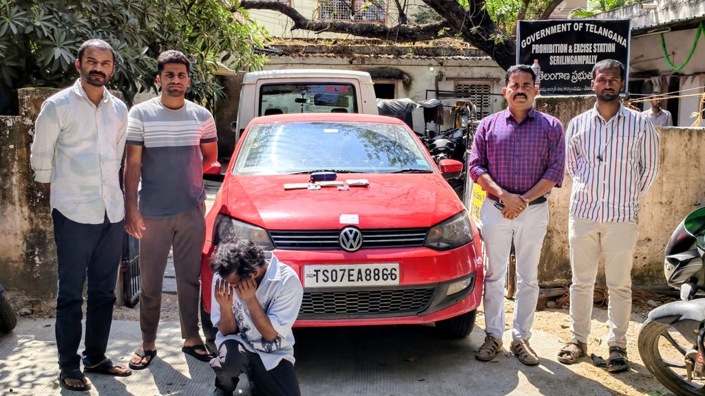 Photographer Arrested with MDMA in Hyderabad, Two Associates Absconding Photographer Arrested with MDMA in Hyderabad, Two Associates Absconding