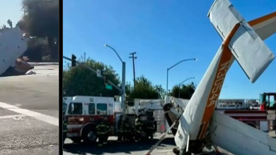 California: Small Plane Crashes into Overpass in California, Injuring Three California: Small Plane Crashes into Overpass in California, Injuring Three