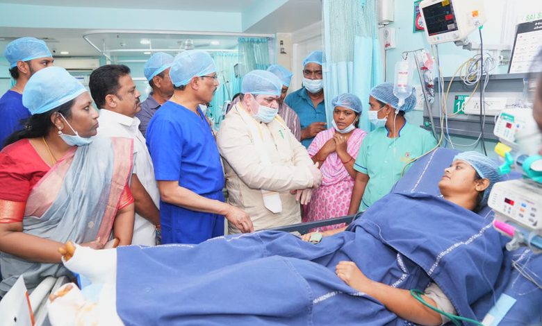 Telangana Government Assures Support to Injured RTC Conductor Pravallika Telangana Government Assures Support to Injured RTC Conductor Pravallika