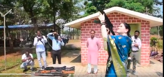 Chhattisgarh SP’s Firing After Shastra Puja Sparks Debate