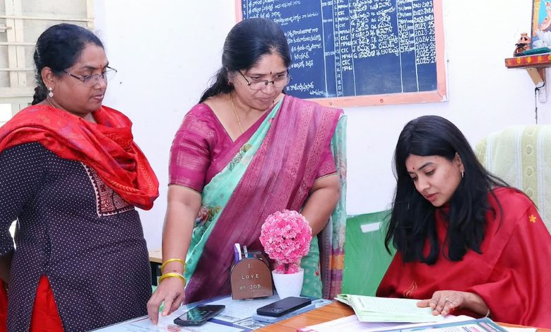 Sircilla Collector Conducts Surprise Checks at KGBV Sircilla Collector Conducts Surprise Checks at KGBV
