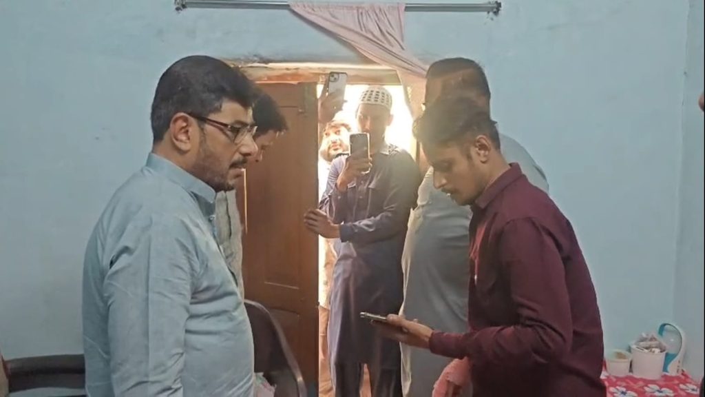 AIMIM MLA Jaffer Hussain Mairaj Meets Reporter Allegedly Assaulted by Police Officer in Hyderabad