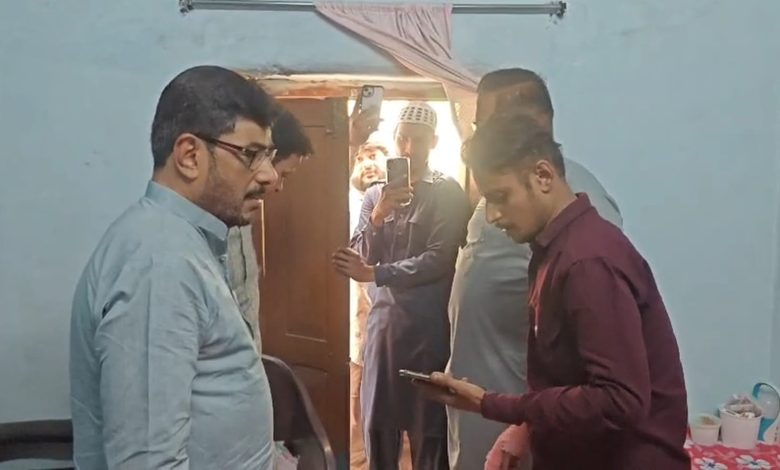 AIMIM MLA Jaffer Hussain Mairaj Meets Reporter Allegedly Assaulted by Police Officer in Hyderabad