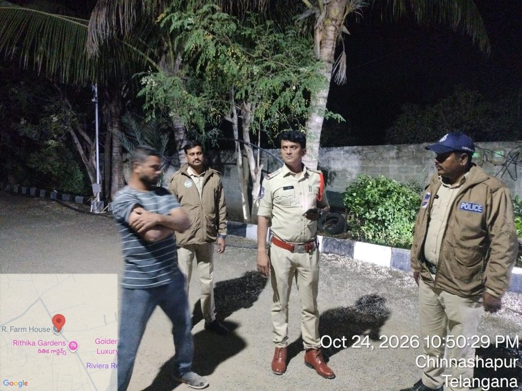 Chevella Police Inspect 47 Farmhouses in Special Drive, Hookah Setup Found at One Premises Chevella Police Inspect 47 Farmhouses in Special Drive, Hookah Setup Found at One Premises